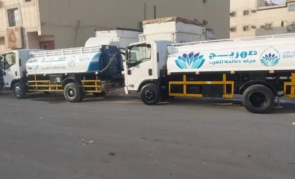 توصيل مياه مسابح وايت مياه الرياض