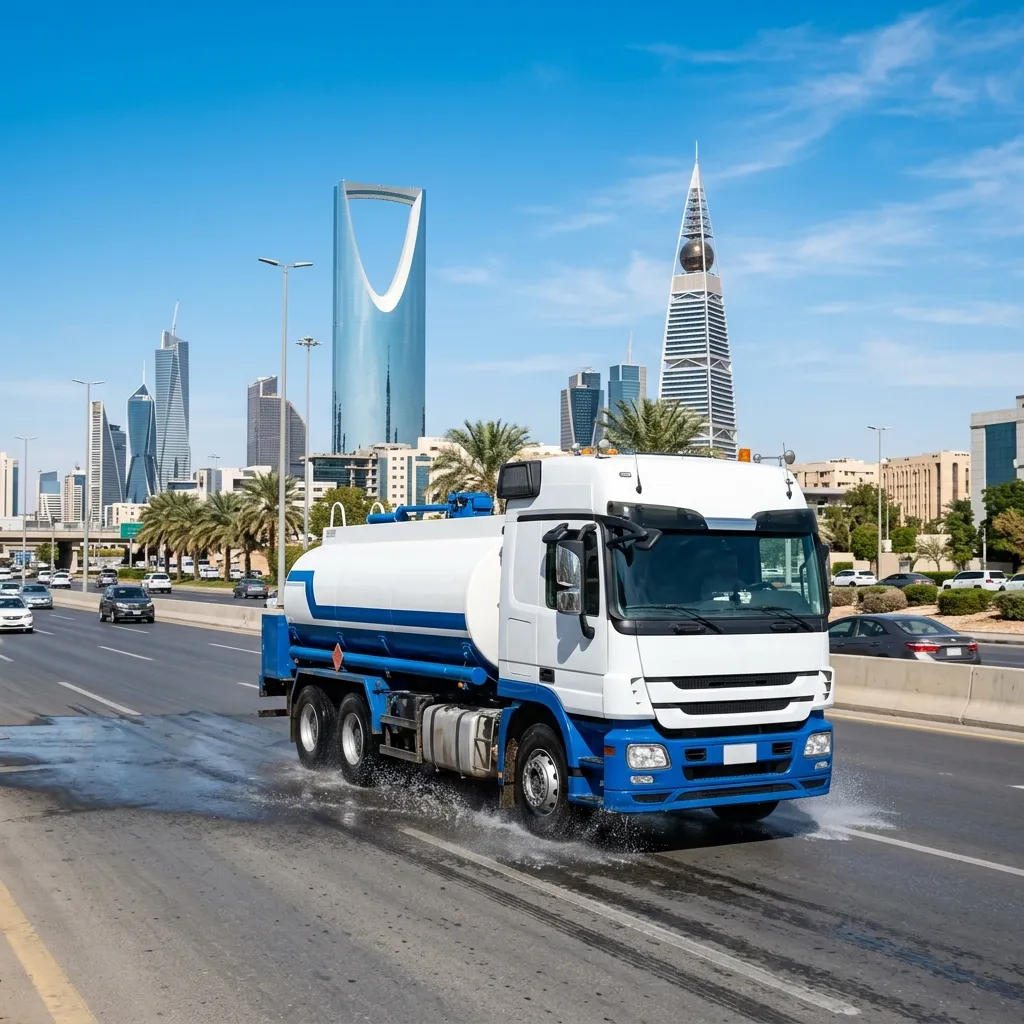 وايت مياه بالرياض لتوصيل صهاريج المياه